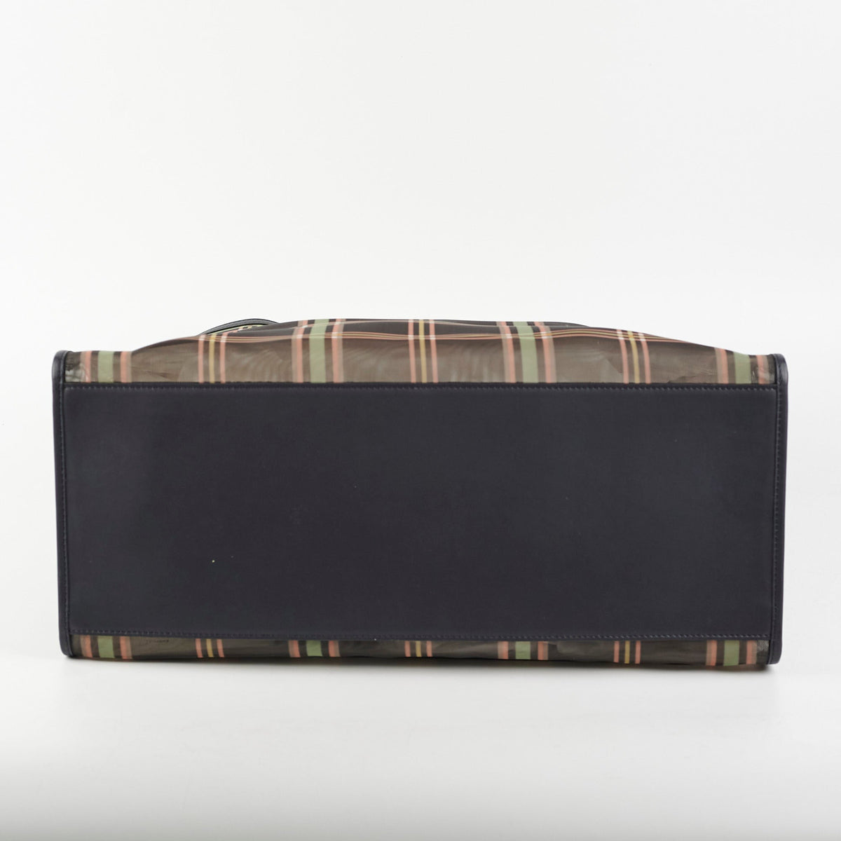 Fendi Large Mesh Plaid Shopper Tote - photo 4