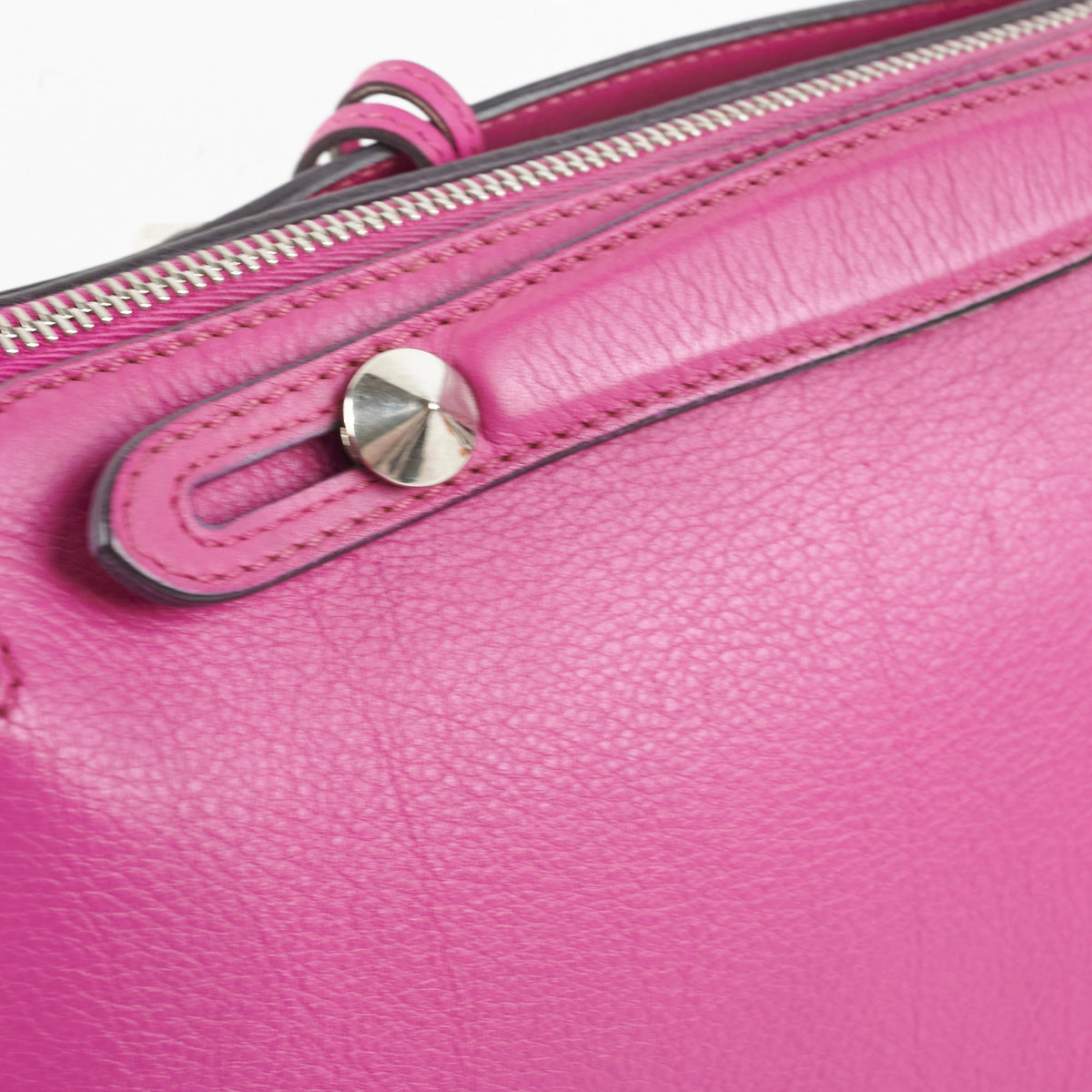 Fendi By The Way Fuchsia Medium Boston Bag - photo 9