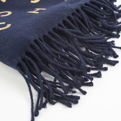 Chanel Navy Long Tassel Scarf - photo 6