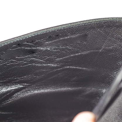 Saint Laurent Satin Black Boots Size 40.5 - photo 7