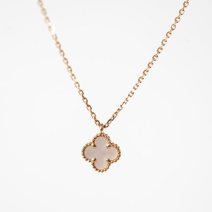 Van Cleef and Arpels Sweet Alhambra Mother of Pearl MOP Necklace - photo 3