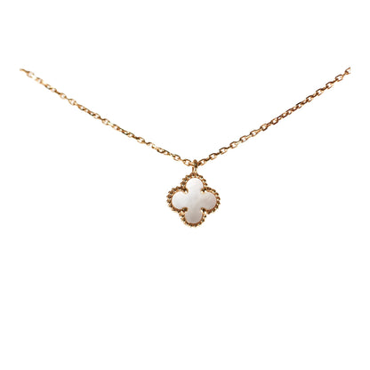 Van Cleef and Arpels Sweet Alhambra Mother of Pearl MOP Necklace - photo 1