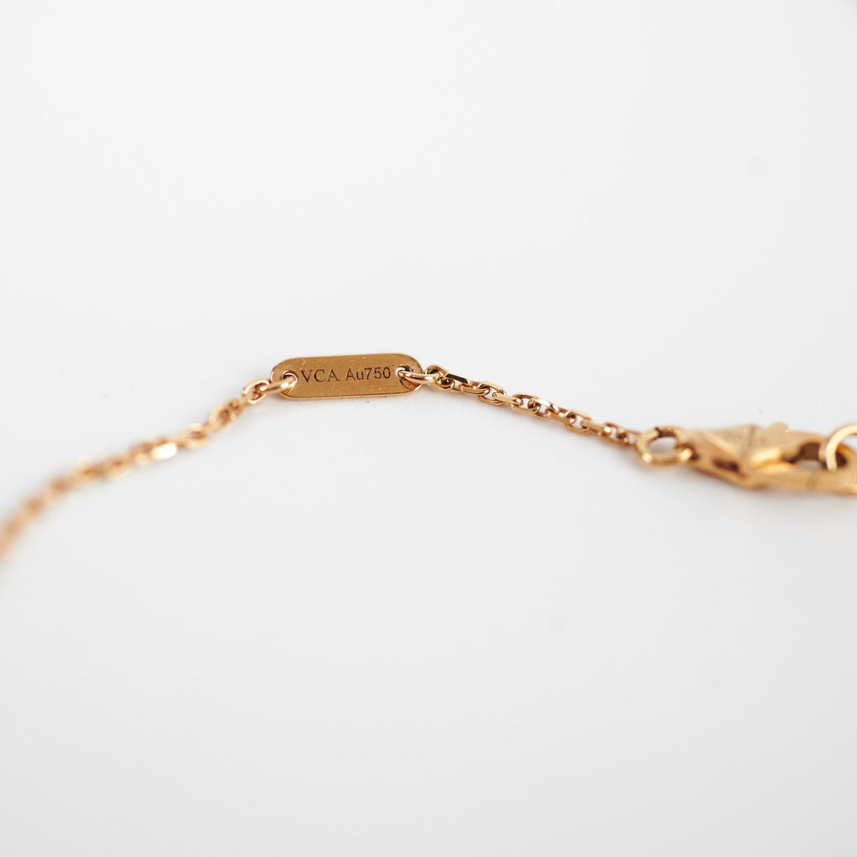 Van Cleef and Arpels Sweet Alhambra Mother of Pearl MOP Necklace - photo 6