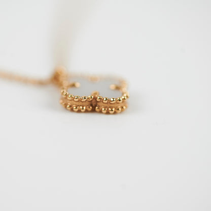Van Cleef and Arpels Sweet Alhambra Mother of Pearl MOP Necklace - photo 5