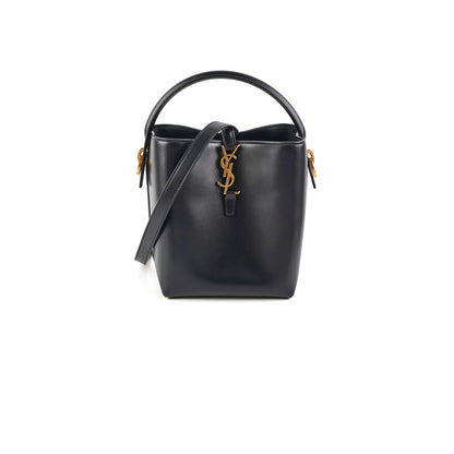 Saint Laurent 37 Small Black Bucket Bag - photo 1