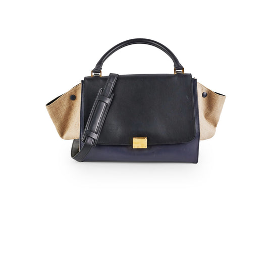 Celine Medium Trapeze Navy/Black - photo 1