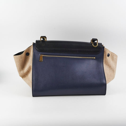 Celine Medium Trapeze Navy/Black - photo 2