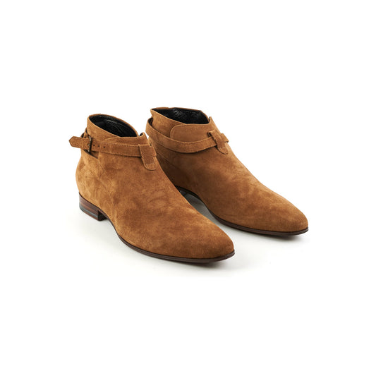 Saint Laurent Mens Size 42 Brown Suede Boots - photo 1