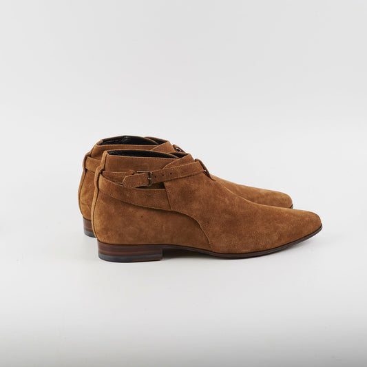 Saint Laurent Mens Size 42 Brown Suede Boots - photo 2