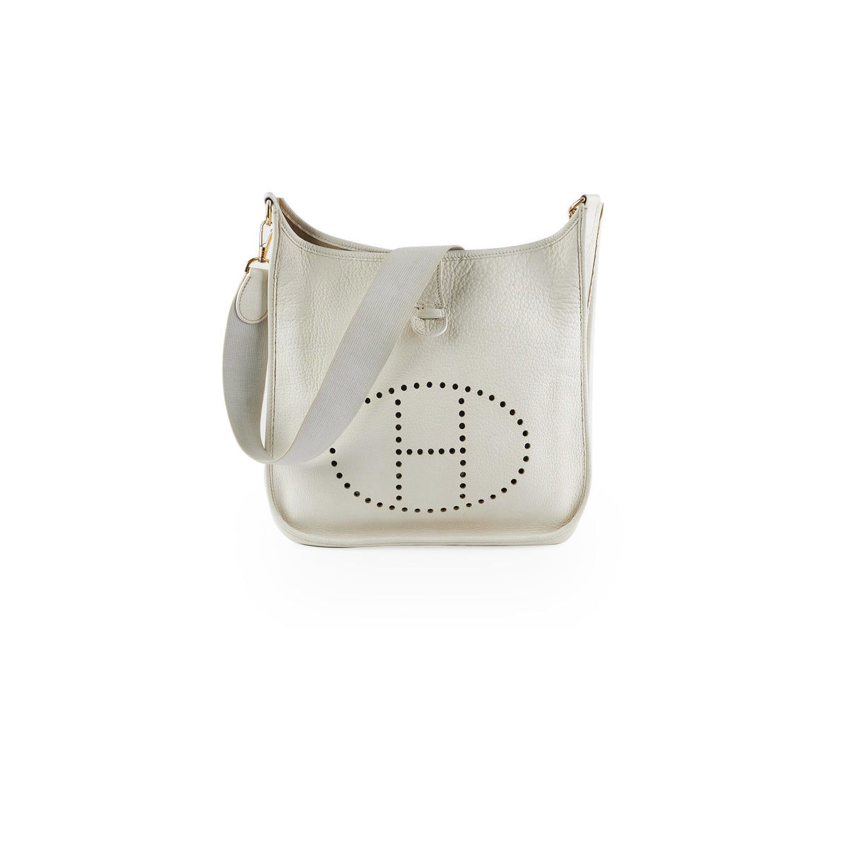 Hermes Evelyn 29 White Stamp E Square - photo 1