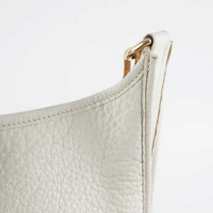 Hermes Evelyn 29 White Stamp E Square - photo 8