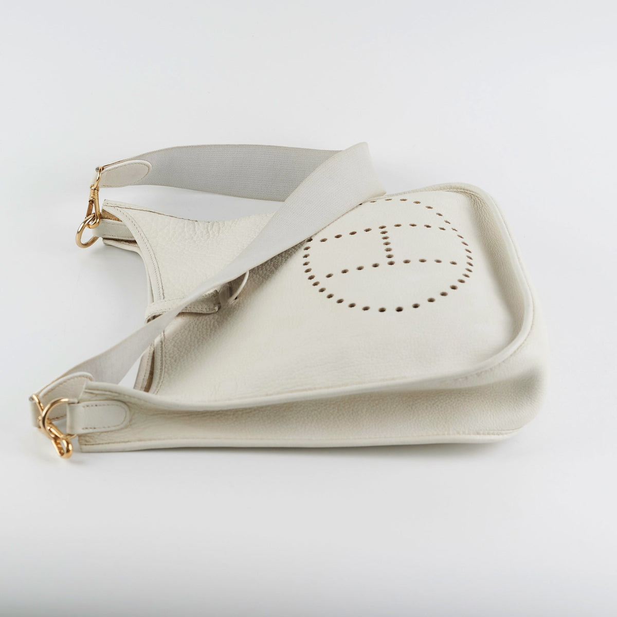 Hermes Evelyn 29 White Stamp E Square - photo 3