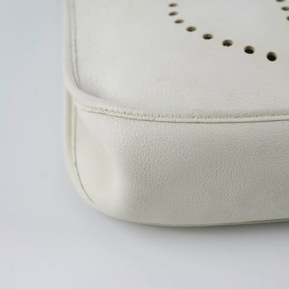 Hermes Evelyn 29 White Stamp E Square - photo 15
