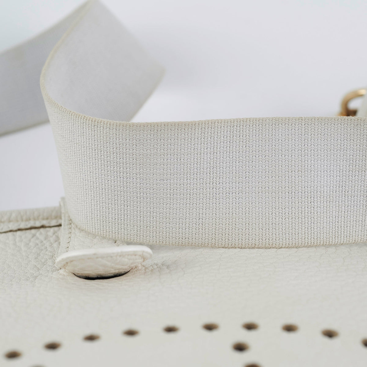 Hermes Evelyn 29 White Stamp E Square - photo 18