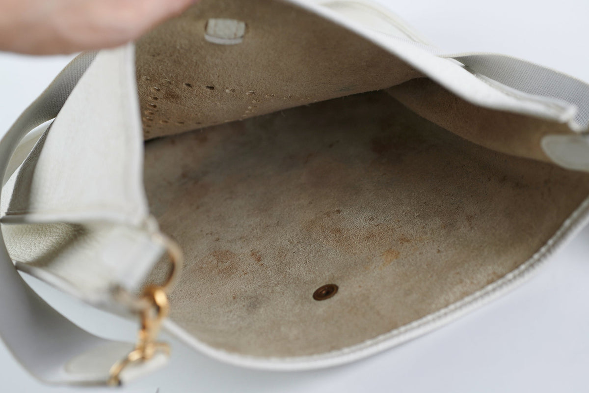 Hermes Evelyn 29 White Stamp E Square - photo 12