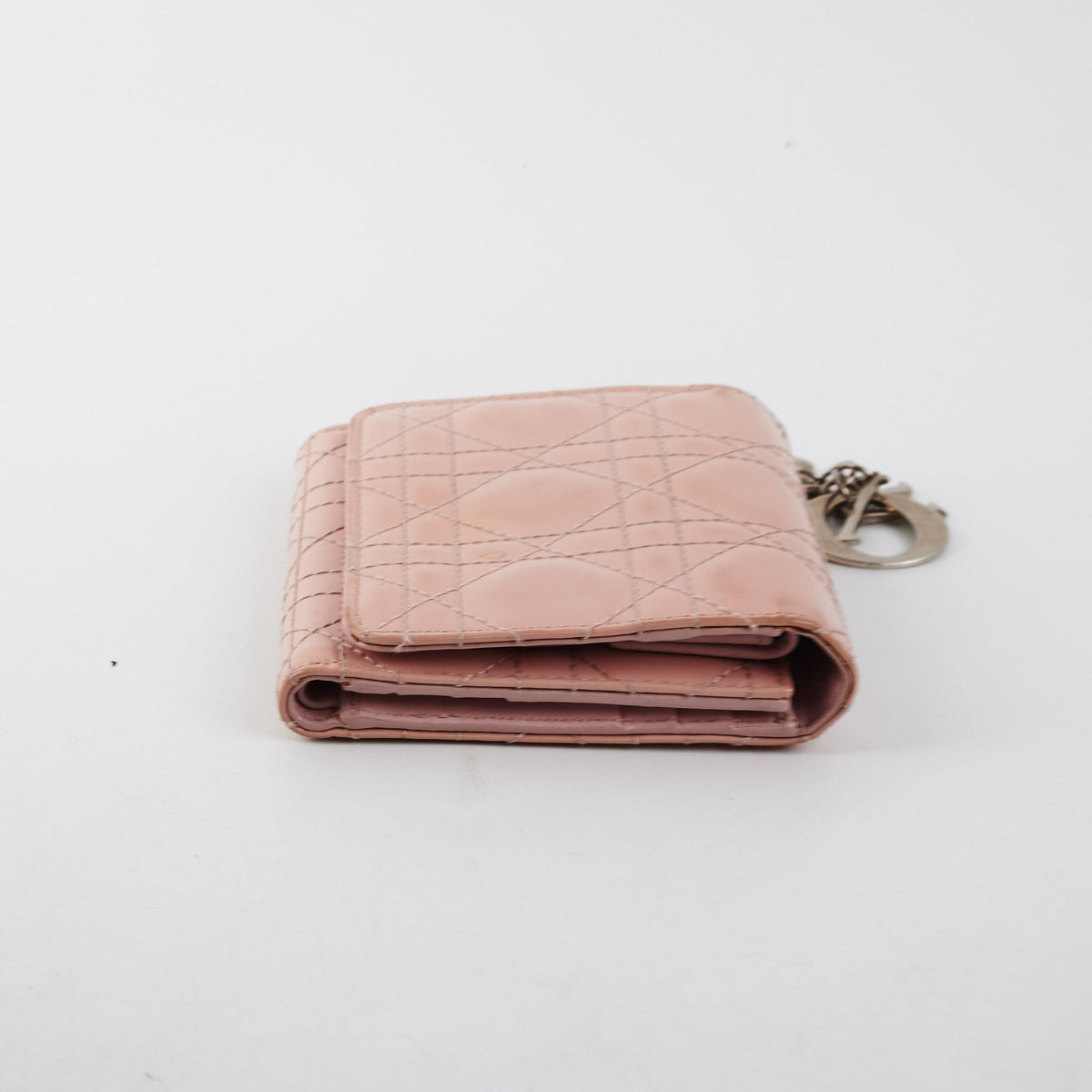 Dior Mini Lady Dior Wallet Pink - photo 4
