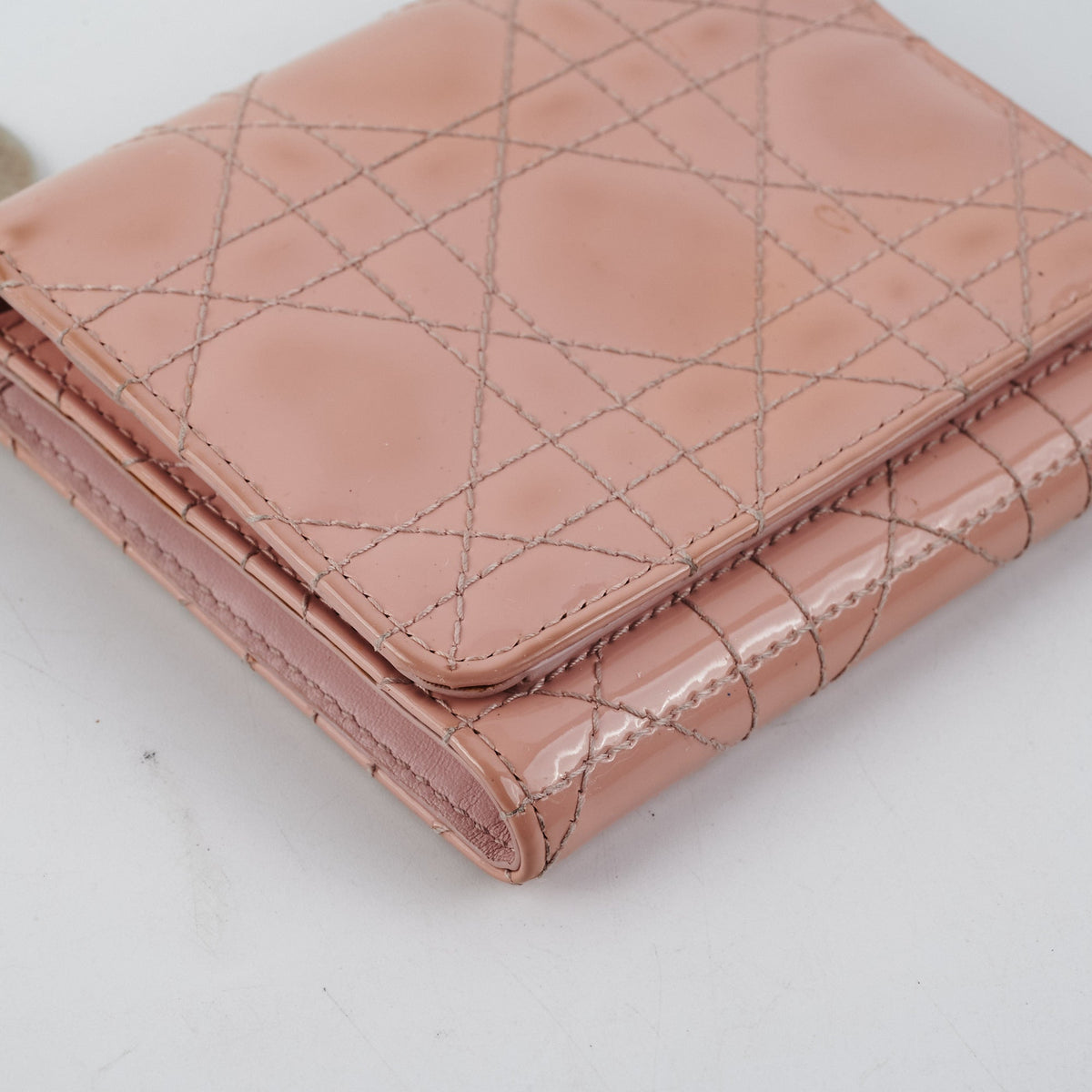 Dior Mini Lady Dior Wallet Pink - photo 5