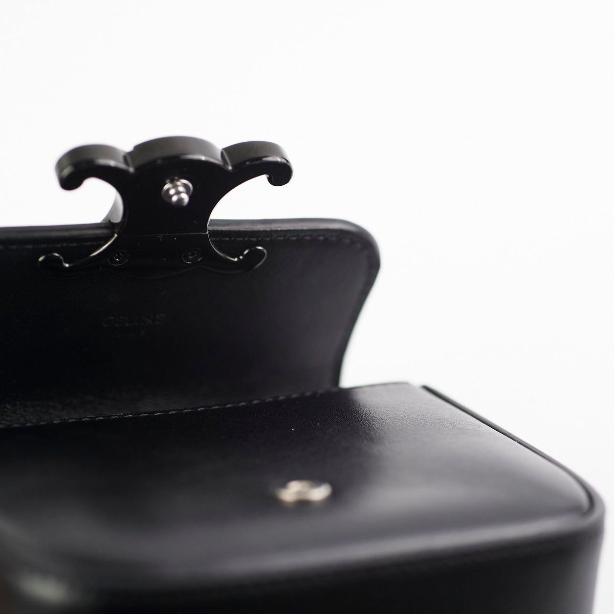 Celine Mini Triomphe Claude Black - photo 6