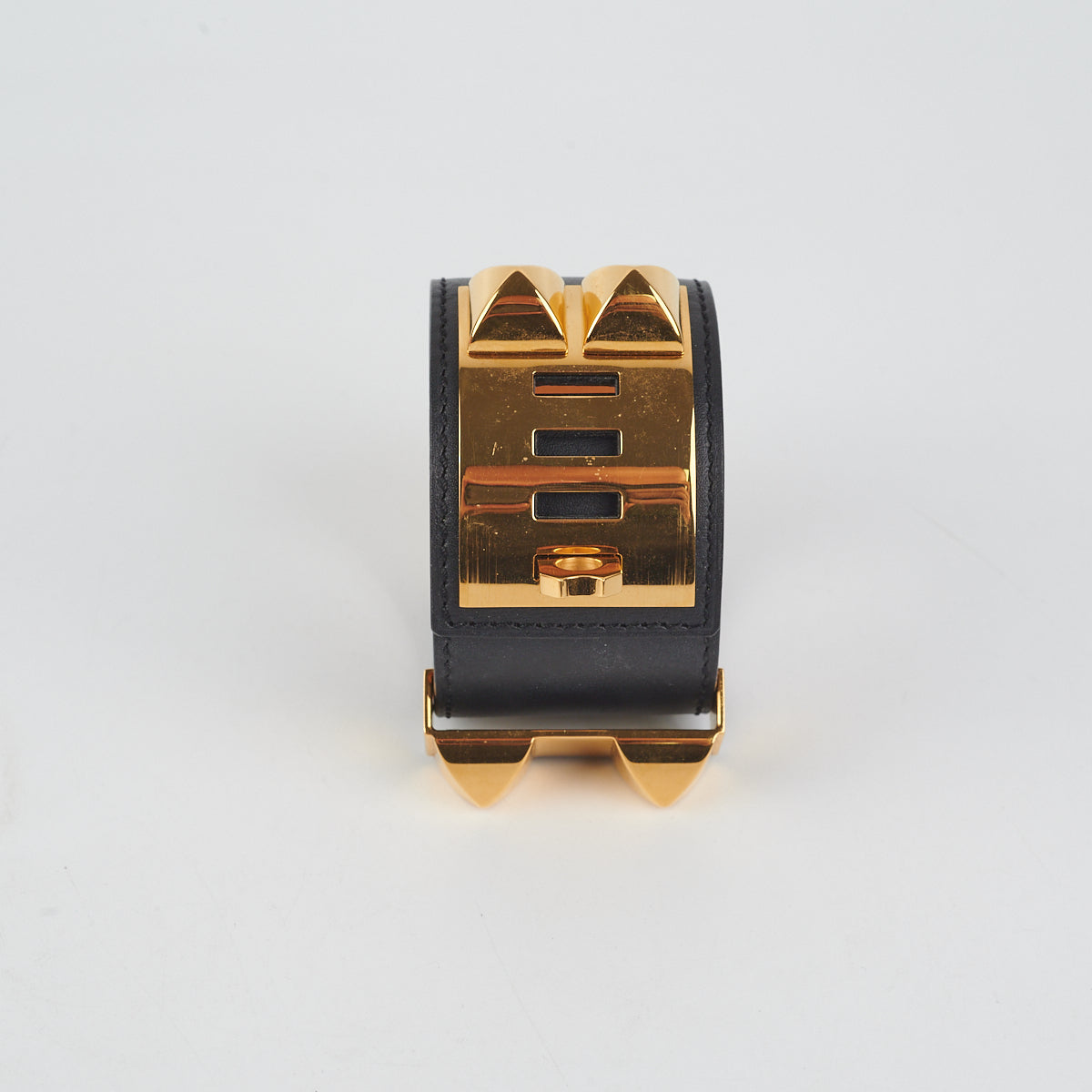 Hermes Kelly Dog Bangle Noir - [Q] Stamp - photo 2