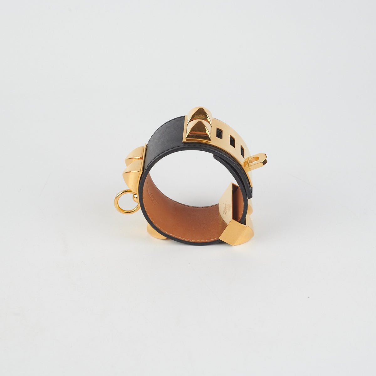 Hermes Kelly Dog Bangle Noir - [Q] Stamp - photo 3