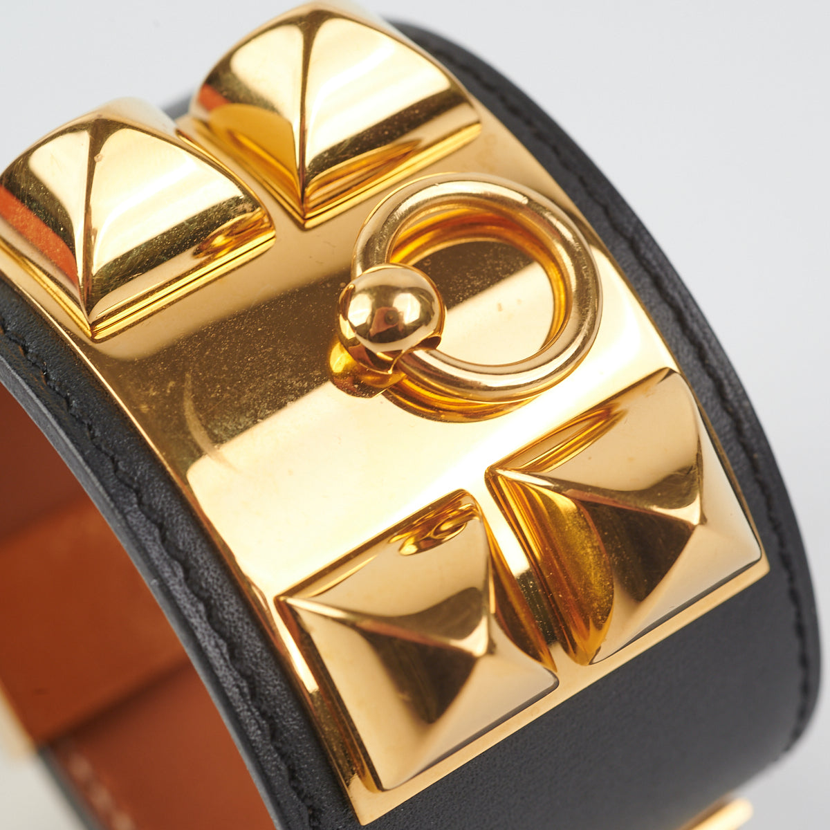 Hermes Kelly Dog Bangle Noir - [Q] Stamp - photo 6
