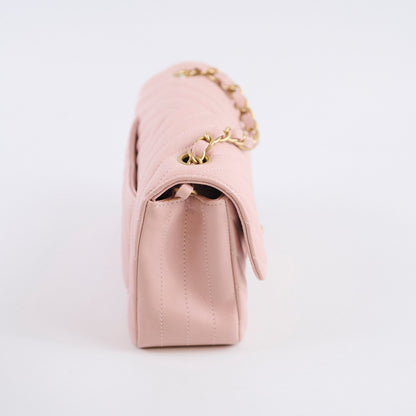 Chanel Mini Rectangular Chevron GHW - photo 3
