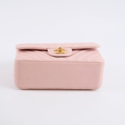 Chanel Mini Rectangular Chevron GHW - photo 4
