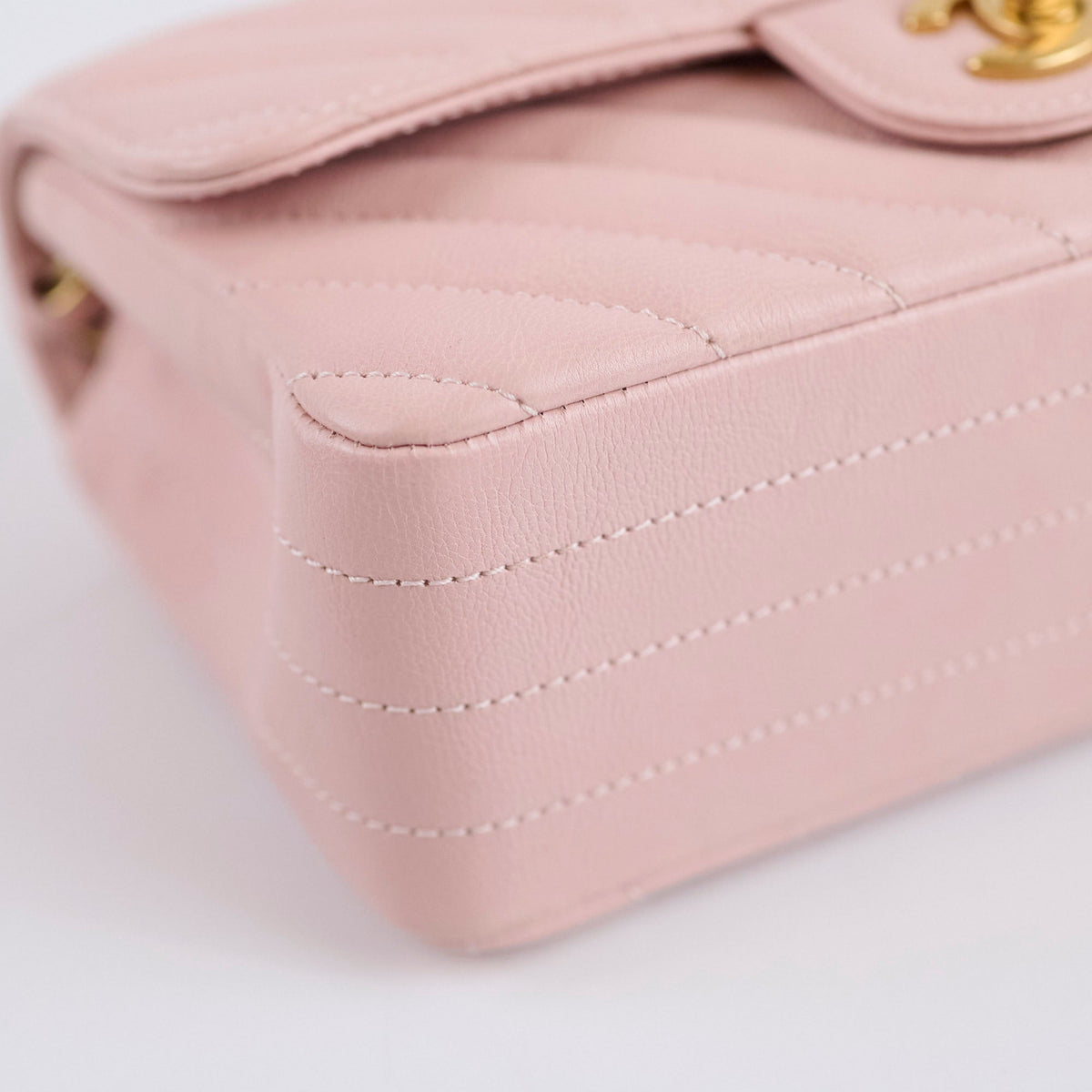Chanel Mini Rectangular Chevron GHW - photo 9