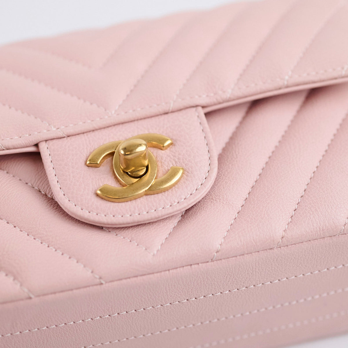 Chanel Mini Rectangular Chevron GHW - photo 11