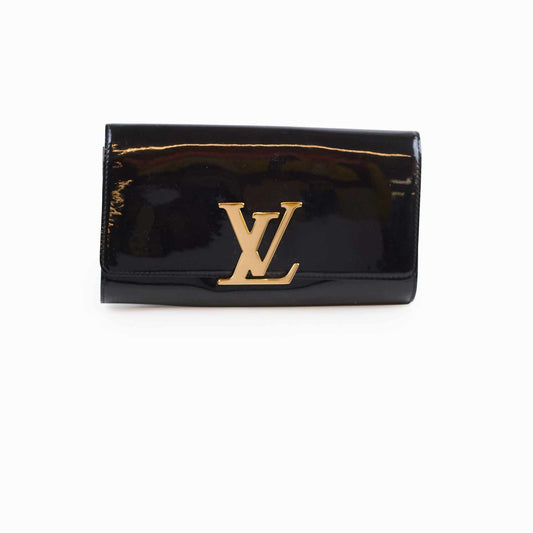 Louis Vuitton Louise Black Patent Clutch - photo 1