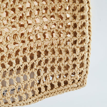 Prada Raffia Crochet Natural Tote Bag - photo 10