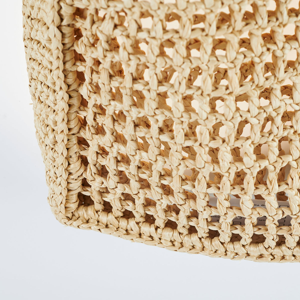 Prada Raffia Crochet Natural Tote Bag - photo 9