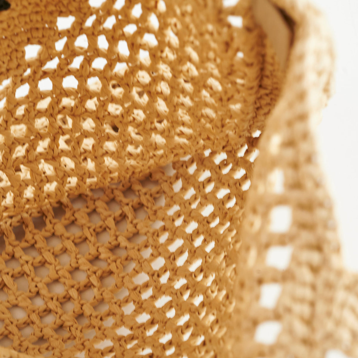 Prada Raffia Crochet Natural Tote Bag - photo 3