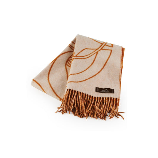 Hermes Cashmere Yellow Scarf - photo 1