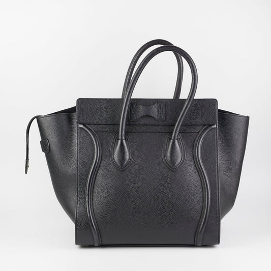 Celine Mini Luggage Calfskin Black - photo 2