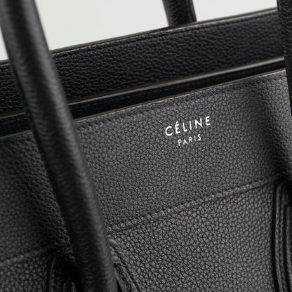 Celine Mini Luggage Calfskin Black - photo 14