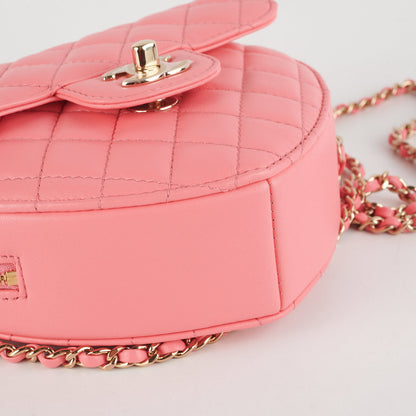 Chanel Heart Bag Large Lambskin Pink (Microchipped) - photo 5