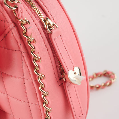 Chanel Heart Bag Large Lambskin Pink (Microchipped) - photo 8