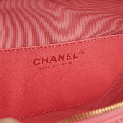Chanel Heart Bag Large Lambskin Pink (Microchipped) - photo 12