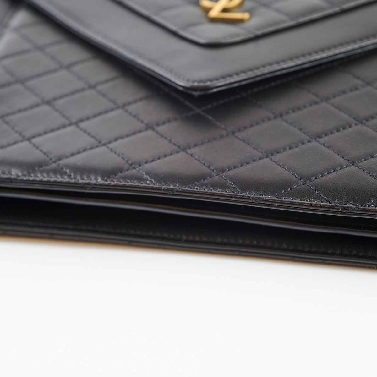 Saint Laurent Gaby Envelope Satchel Black - photo 12