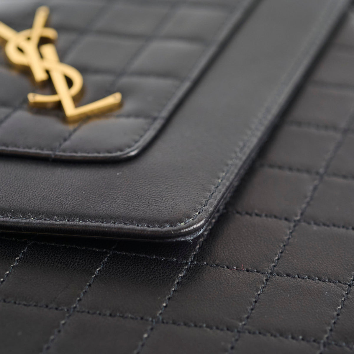 Saint Laurent Gaby Envelope Satchel Black - photo 5