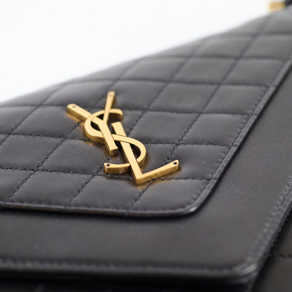 Saint Laurent Gaby Envelope Satchel Black - photo 13