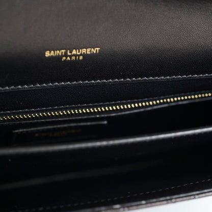 Saint Laurent Gaby Envelope Satchel Black - photo 9