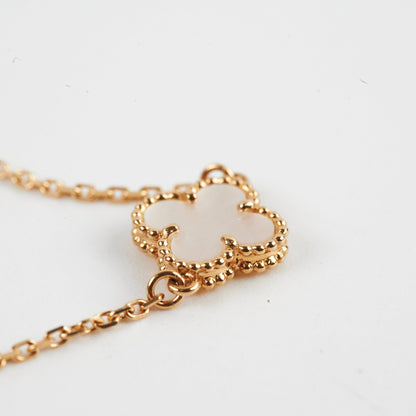 Van Cleef & Arpels Sweet Alhambra White Mother Of Pearl Bracelet - photo 4