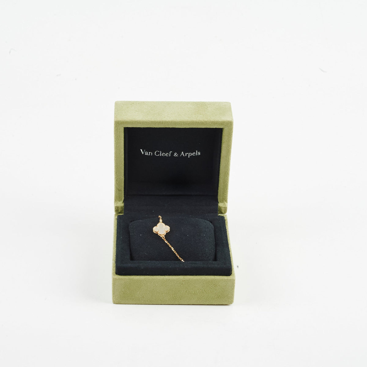 Van Cleef & Arpels Sweet Alhambra White Mother of Pearl Bracelet Yellow Gold - photo 2