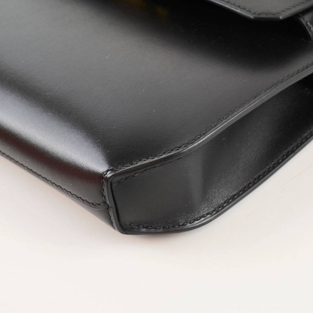 Hermes Kelly Depeches 25 Tadelakt Noir Black(U Stamp) - photo 10