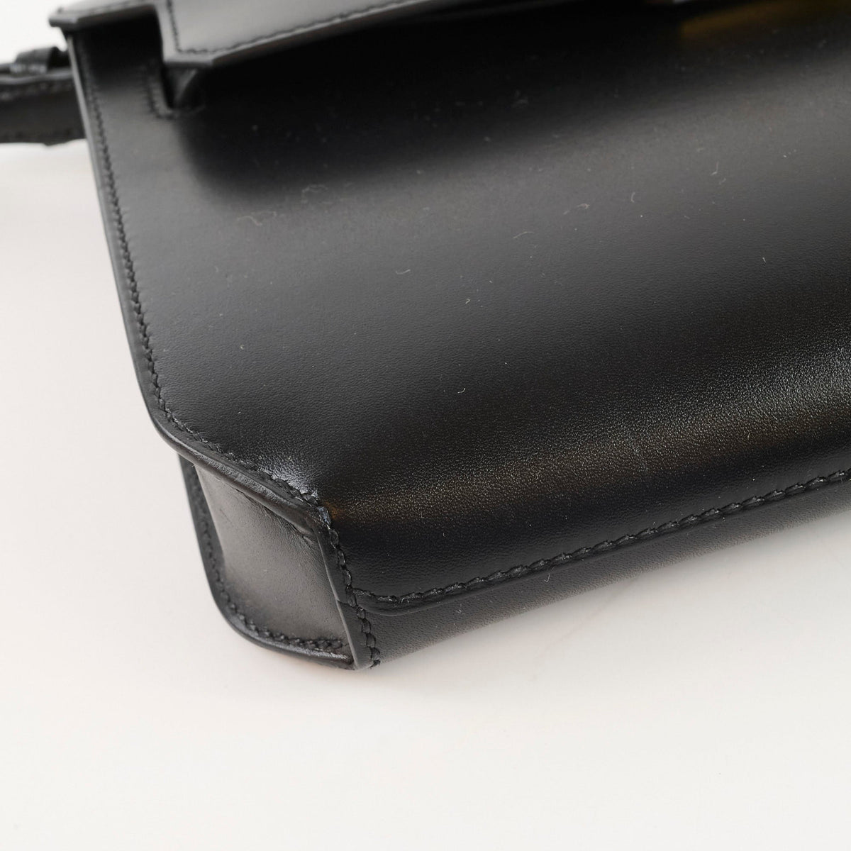 Hermes Kelly Depeches 25 Tadelakt Noir Black(U Stamp) - photo 9