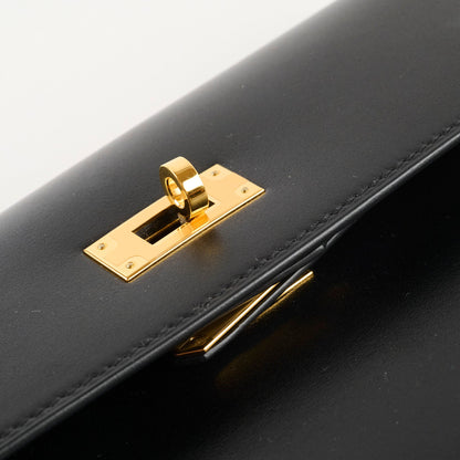 Hermes Kelly Depeches 25 Tadelakt Noir Black(U Stamp) - photo 11