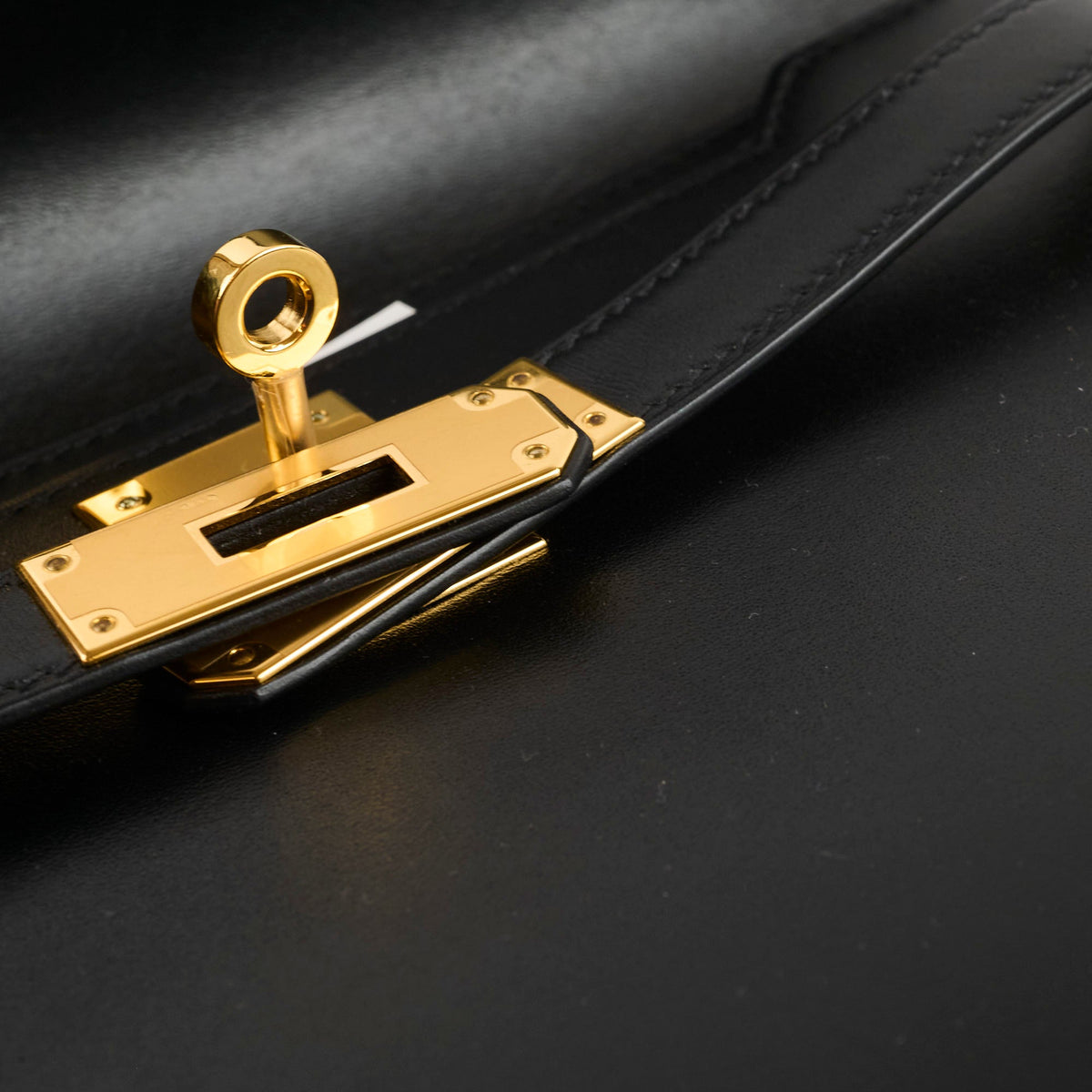 Hermes Kelly Depeches 25 Tadelakt Noir Black(U Stamp) - photo 6