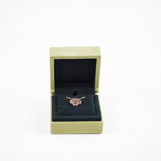 Van Cleef & Arpels Vintage Alhambra Grey Mother of Pearl Necklace - photo 2